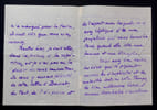 Henriette ROGGERS, Actrice - LETTRE AUTOGRAPHE SIGN&Eacute;E, 1910. Henriette ROGGERS