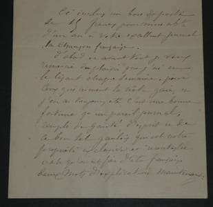 Adolphe-François-Lucien TARDIF - LETTRE AUTOGRAPHE SIGNÉE, 1876, Marseille