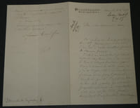 Adolphe-François-Lucien TARDIF - LETTRE AUTOGRAPHE SIGNÉE, 1876, Marseille