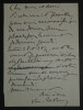 Fernand LE BORNE, Compositeur - LETTRE AUTOGRAPHE SIGN&Eacute;E A Madame MAILLARD, 1915. Fernand LE BORNE