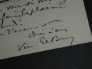 Fernand LE BORNE, Compositeur - LETTRE AUTOGRAPHE SIGN&Eacute;E A Madame MAILLARD, 1915. Fernand LE BORNE