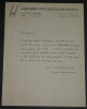 Pierre EMMANUEL - Lettre Autographe Sign&eacute;e - "charmantes vendeuses". Pierre EMMANUEL