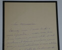 Alfred ROLL - Lettre autographe sign&eacute;e, 1899. Alfred ROLL