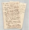 Jean-Baptiste ROQUES - 2 Lettres autographes sign&eacute;es &agrave; Artaud de Montor 1837/38. Jean-Baptiste ROQUES