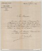 Ludovic Baschet. Lettre autographe sign&eacute;e, L'Illustration et Monde Illustr&eacute;, 1882. Ludovic Baschet