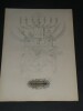 Dessin au crayon, fin XIX&egrave;me, Garret, d&eacute;corateurs, Vesoul , Symboles religieux. Famille Garret