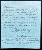 Albert VANDAL - CARTE PNEUMATIQUE AUTOGRAPHE SIGN&Eacute;E A Armand LODS, Paris, 1899. Albert VANDAL