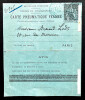 Albert VANDAL - CARTE PNEUMATIQUE AUTOGRAPHE SIGN&Eacute;E A Armand LODS, Paris, 1899. Albert VANDAL
