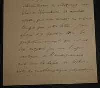 [Achille] GOULARD - LETTRE AUTOGRAPHE SIGNÉE A Charles-Ange LAISANT, 1896