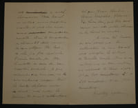 [Achille] GOULARD - LETTRE AUTOGRAPHE SIGNÉE A Charles-Ange LAISANT, 1896