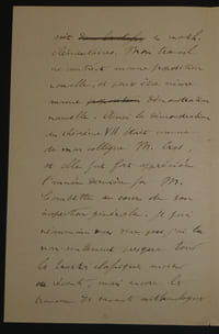 [Achille] GOULARD - LETTRE AUTOGRAPHE SIGNÉE A Charles-Ange LAISANT, 1896