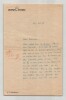 Maurice Toesca - Lettre autographe sign&eacute;e - 1946. Maurice Toesca