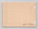 Edmond Haraucourt - Carte lettre autographe sign&eacute;e "Mes compliments". Edmond Haraucourt