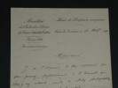 Edmond HARAUCOURT - Po&egrave;te - LETTRE AUTOGRAPHE SIGN&Eacute;E &Agrave; Pierre LOUYS - 1894. Edmond HARAUCOURT