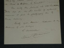 Edmond HARAUCOURT - Po&egrave;te - LETTRE AUTOGRAPHE SIGN&Eacute;E &Agrave; Pierre LOUYS - 1894. Edmond HARAUCOURT