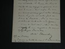 Andr&eacute; THEURIET, Po&egrave;te - BELLE LETTRE AUTOGRAPHE SIGN&Eacute;E 1 PAGES, 1898. Andr&eacute; THEURIET