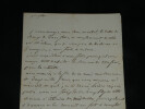 Ren&eacute; de Pierre de Bernis - Lettre autographe sign&eacute;e &agrave; "Mon cher Martel". Ren&eacute; de Pierre de Bernis