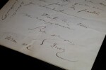 DUEZ Ernest - LETTRE AUTOGRAPHE SIGN&Eacute;E. Ernest Duez