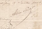 Pouvoir manuscrit sign&eacute; par Adrien Paul – Collection 24 auteurs & musiciens. Adrien Paul