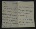 Fernand de MELY - LETTRE AUTOGRAPHE SIGN&Eacute;E, AU SUJET DU JUB&Eacute; DE BOURGES, 1901. Fernand de M&Eacute;LY