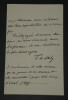 Fernand de MELY - LETTRE AUTOGRAPHE SIGN&Eacute;E, AU SUJET DU JUB&Eacute; DE BOURGES, 1901. Fernand de M&Eacute;LY