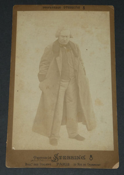 Andr&eacute; Antoine - Photographie originale d'&eacute;poque format cabinet - Professeur Stebbing, Paris. Andr&eacute; Antoine