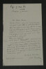 Jules TROUBAT - LETTRE AUTOGRAPHE SIGN&Eacute;E &Agrave; Emile AUCANTE, 1884. Jules TROUBAT
