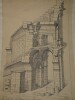 Coupe en perspective de l'Amphith&eacute;&acirc;tre de Nimes - Dessin original sign&eacute;. Louis Henri Laffill&eacute;e