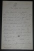 CHASLES Philar&egrave;te - LETTRE AUTOGRAPHE SIGNEE 1861. Philar&egrave;te Chasles