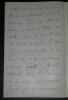 CHASLES Philar&egrave;te - LETTRE AUTOGRAPHE SIGNEE 1861. Philar&egrave;te Chasles