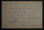 L&eacute;on XANROF, compositeur - CARTE-LETTRE AUTOGRAPHE SIGN&Eacute;E A Alexandre MATHILLON. L&eacute;on XANROF