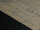 L&eacute;on XANROF, compositeur - CARTE-LETTRE AUTOGRAPHE SIGN&Eacute;E A Alexandre MATHILLON. L&eacute;on XANROF