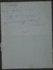Andr&eacute; de FOUQUI&Egrave;RES - Lettre Autographe sign&eacute;e - "retour de front", Paris. Andr&eacute; de FOUQUI&Egrave;RES