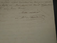 Aimé Marie Gaspard de Clermont-Tonnerre - Lettre autographe signée, 7 février 1824, Paris