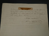 Aimé Marie Gaspard de Clermont-Tonnerre - Lettre autographe signée, 7 février 1824, Paris