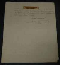 Aimé Marie Gaspard de Clermont-Tonnerre - Lettre autographe signée, 7 février 1824, Paris