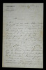 &Eacute;mile RICHEBOURG - LETTRE AUTOGRAPHE SIGN&Eacute;E, Paris, 1872. &Eacute;mile Richebourg