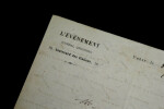&Eacute;mile RICHEBOURG - LETTRE AUTOGRAPHE SIGN&Eacute;E, Paris, 1872. &Eacute;mile Richebourg