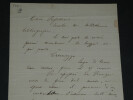 Augusto Franchetti - Lettre autographe sign&eacute;e 1881. Augusto Franchetti