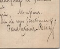 Paul Casimir-Perier, Armateur - Lettre autographe sign&eacute;e - 1855. Paul Casimir-Perier