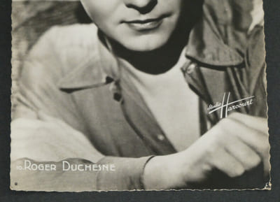Roger DUCHESNE - Carte postale photographie d'époque, studio Harcourt