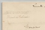 Duc d'Harcourt , d&eacute;put&eacute; du Calvados - Lettre autographe sign&eacute;e - 1874. Duc d'Harcourt, d&eacute;put&eacute; du Calvados