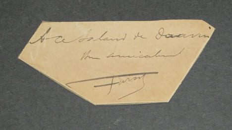 Henri Fursy. Ensemble de 9 Lettres autographes signées et docs + Photo argentique. Henri Fursy