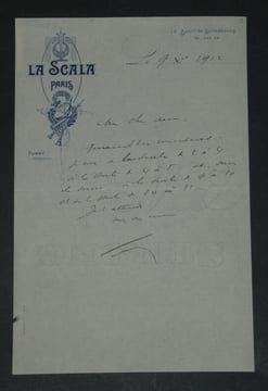 Henri Fursy. Ensemble de 9 Lettres autographes signées et docs + Photo argentique. Henri Fursy