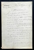 Henri de LAPOMMERAYE - LETTRE AUTOGRAPHE SIGN&Eacute;E, Paris, 1867. Henri de LAPOMMERAYE