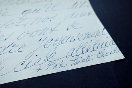 INTRIGUANTE LETTRE AUTOGRAPHE SIGNÉE PAR ANONYME DESTINÉE A Maurice ESCANDE