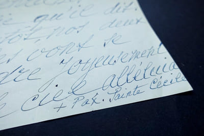 INTRIGUANTE LETTRE AUTOGRAPHE SIGNÉE PAR ANONYME DESTINÉE A Maurice ESCANDE