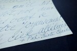 INTRIGUANTE LETTRE AUTOGRAPHE SIGN&Eacute;E PAR ANONYME DESTIN&Eacute;E A Maurice ESCANDE. Anonyme (Saint C&eacute;cile)