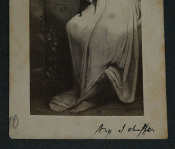 Ary SCHEFFER - Photographie format cabinet "Mignon aspirant au ciel"