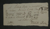 Philar&egrave;te Chasles - LETTRE AUTOGRAPHE SIGN&Eacute;E, emprunt de livre. Philar&egrave;te Chasles
